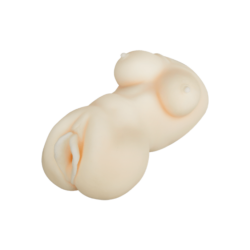Kurviger Vagina-Masturbator, 16 cm